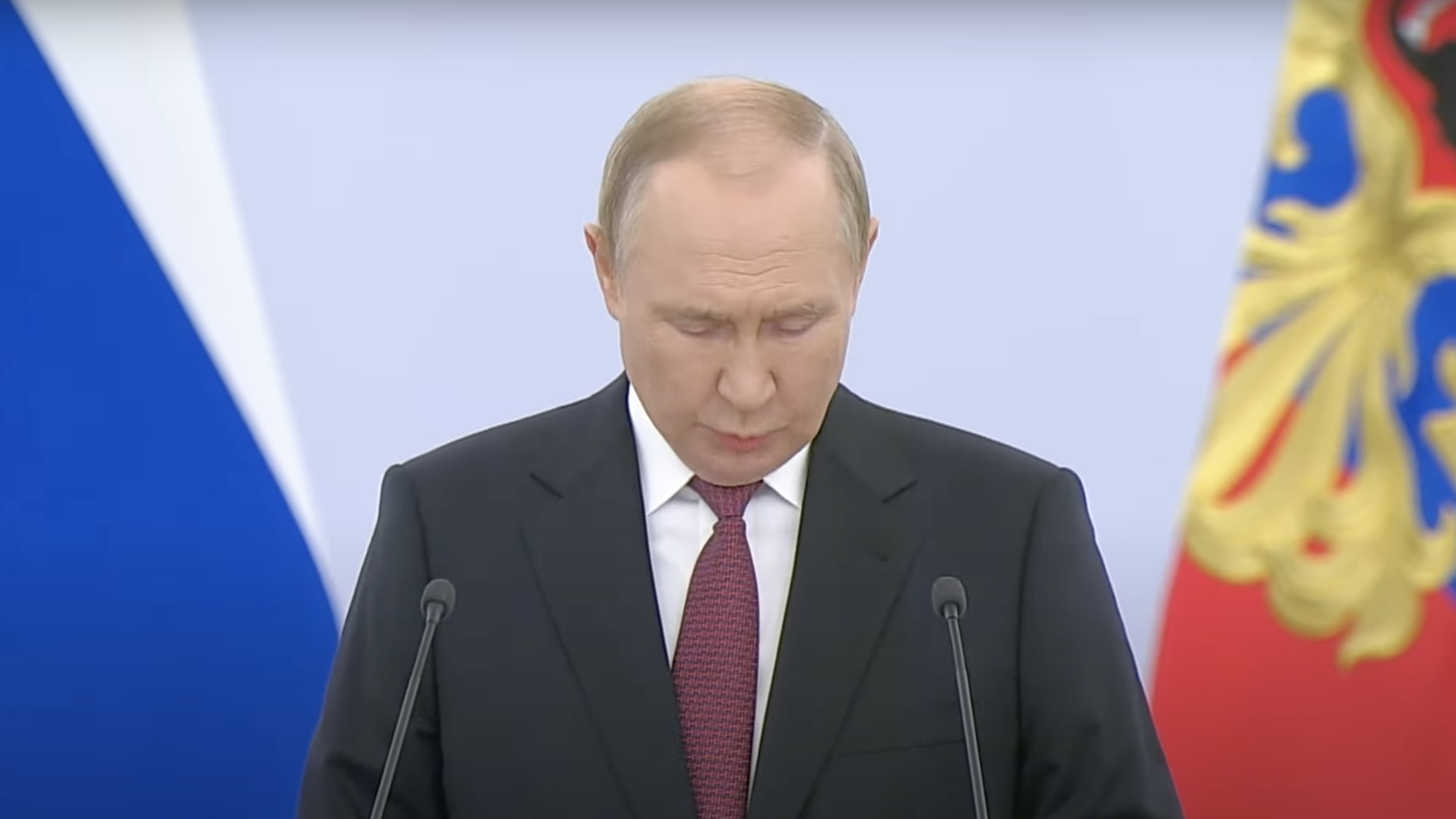 Путин выразил надежду на поддержку присоединения территорий парламентом