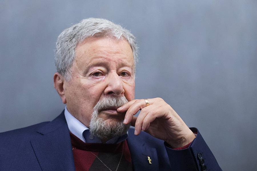 Генрих Падва на церемонии открытия Новой сцены театра им. М.Н. Ермоловой, Москва, 15 октября 2014 года