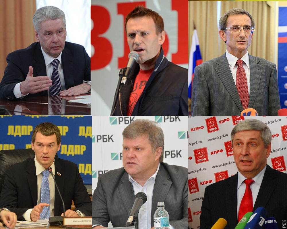 Их осталось шестеро: Мосгоризбирком разобрался с кандидатами в мэры