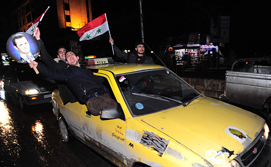 Жители Алеппо празднуют освобождение города от&nbsp;боевиков
