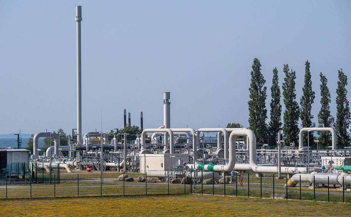 Газоприёмная станция трубопровода &laquo;Северный поток-1&raquo; в Любмине, Германия