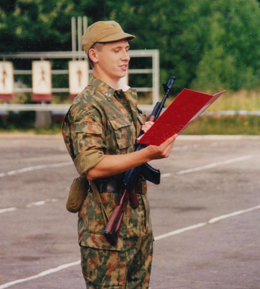 Тимур Батрутдинов во время службы в армии