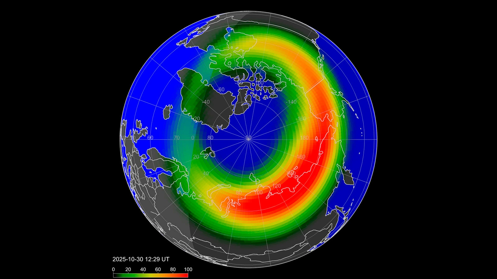 Магнитная буря, 30 октября 2025 года