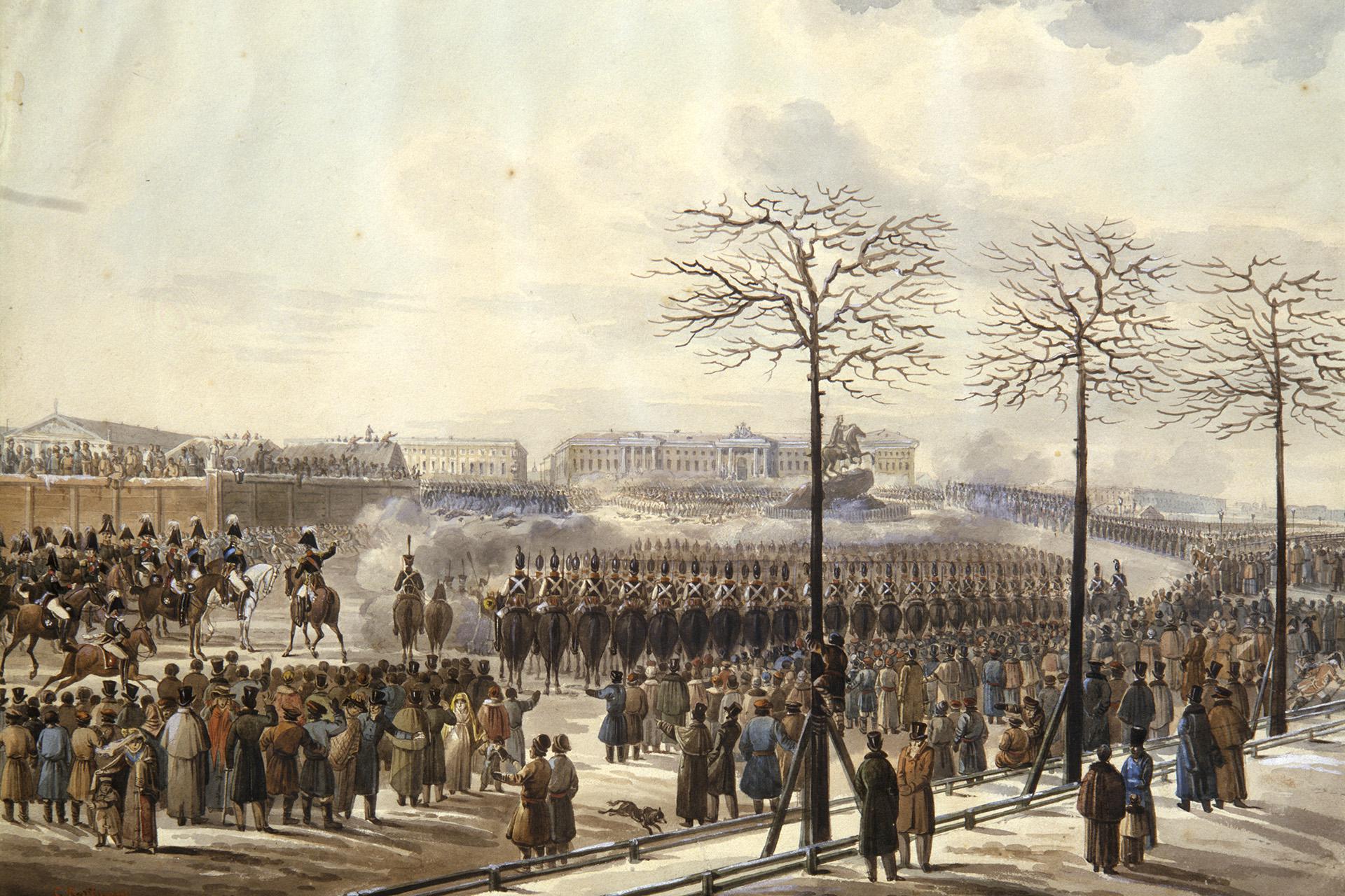 Карл Кольман, «Восстание декабристов»