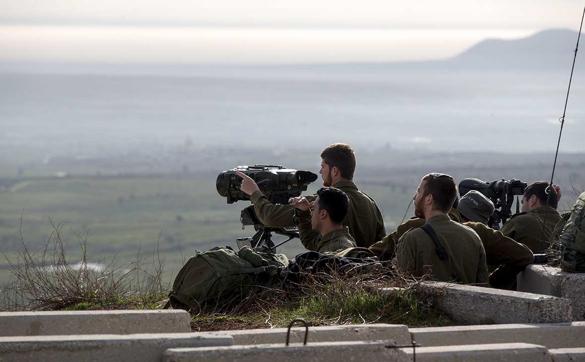 Позиции армии Израиля на границе с Сирией