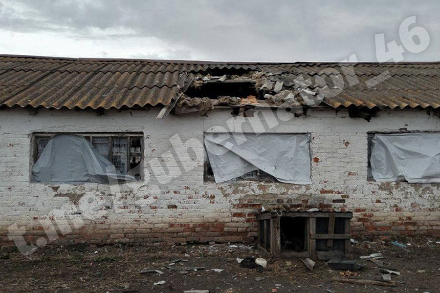 Курский губернатор сообщил об обстреле села
