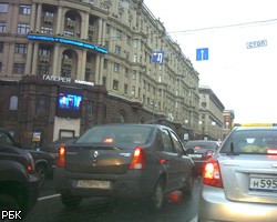 В Москве значительно сократилось число регистрируемых автомобилей