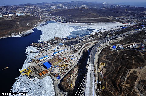 Владивосток и остров Русский соединили рекордным мостом 