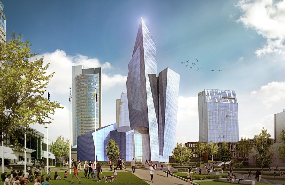 Проект небоскреба в центре Вильнюса