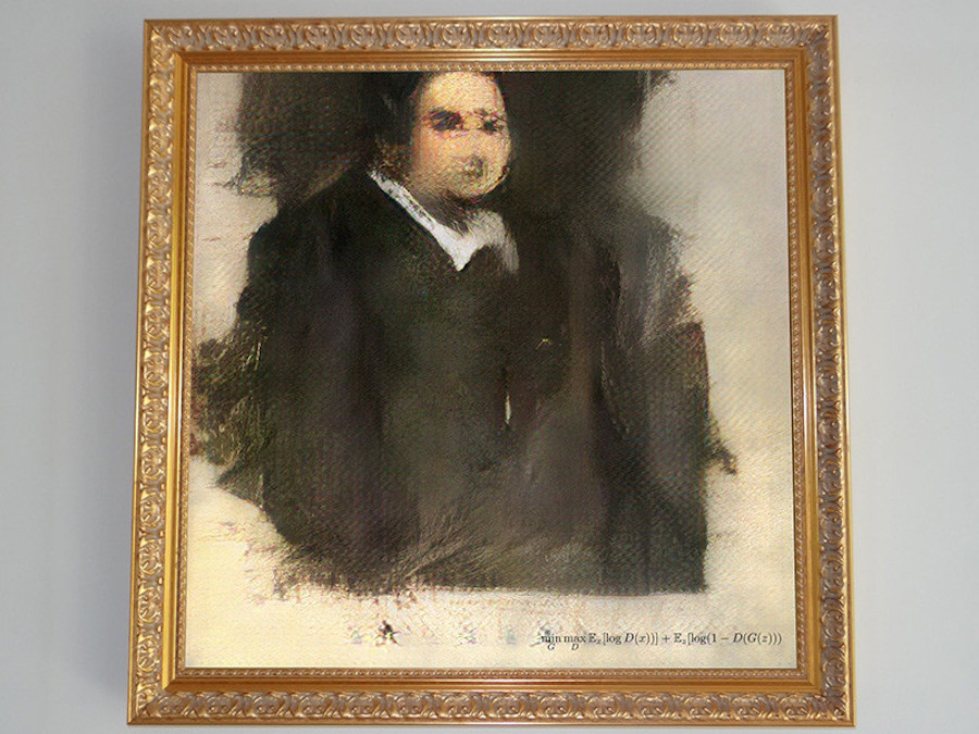 &laquo;Портрет Эдмонда Бедами&raquo;, созданный нейросетью, был продан на аукционе Christie&#39;s за $432 тыс.