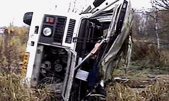 Водитель автобуса, потерпевшего крушение в Туве, спал за рулем