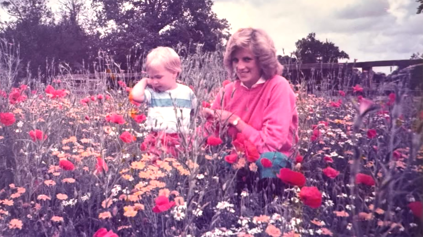 Принц Уильям и принцесса Диана