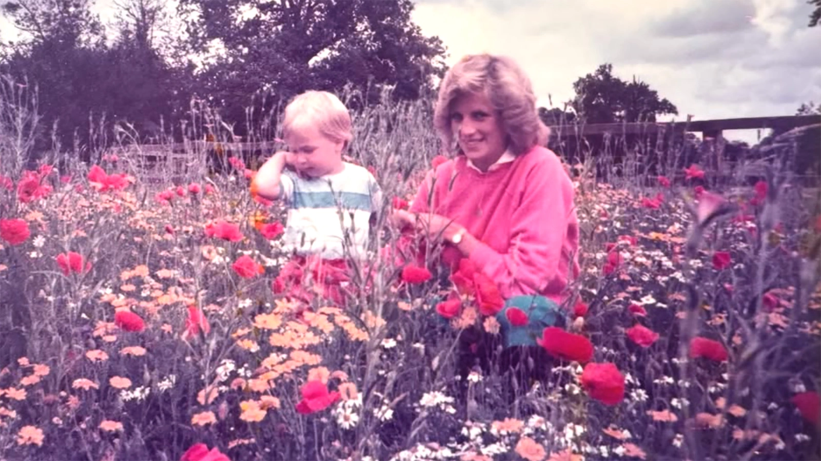 Принц Уильям и принцесса Диана