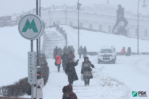 Синоптики прогнозируют Татарстану снег и метель