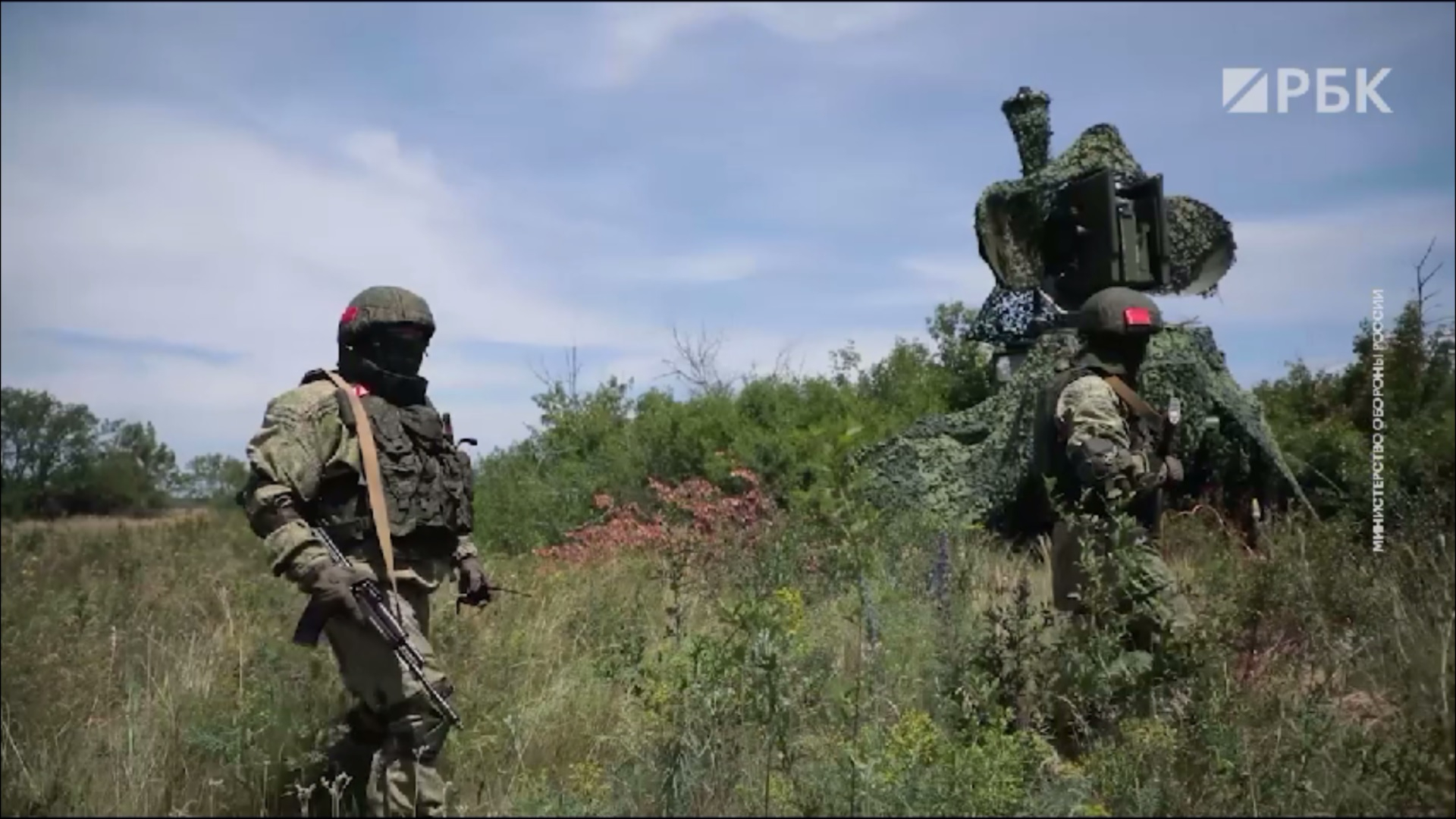 Минобороны показало кадры применения комплекса «Красуха-С4» на Украине