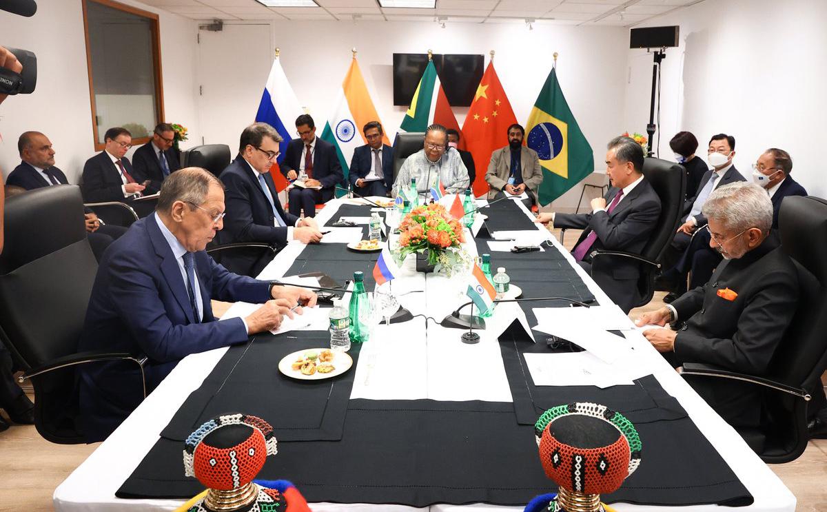 Встреча министров иностранных дел стран БРИКС