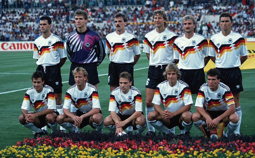Сборная Германии на победном чемпионате мира 1990 года