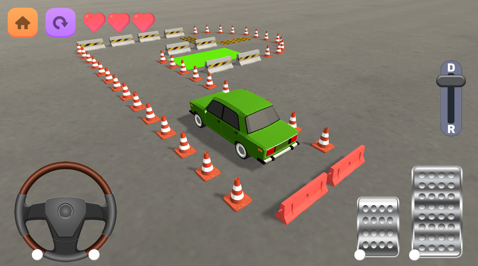 Скриншот из игры&nbsp;&laquo;Мастер парковки. Экзамен в ГАИ&raquo;