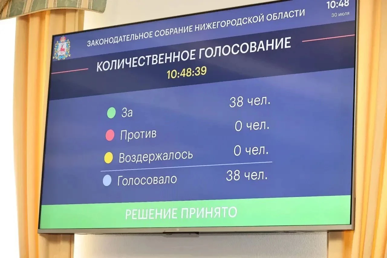 Пресс-служба Законодательного собрания Нижегородской области