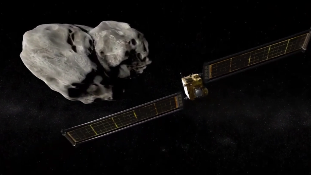 NASA с помощью спутника пойдет на таран астероида. Видео