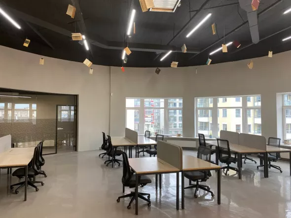 сайт сети коворкингов PAGE