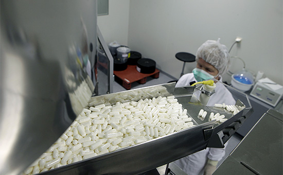 Производство мельдония на фармацевтическом заводе в Риге
