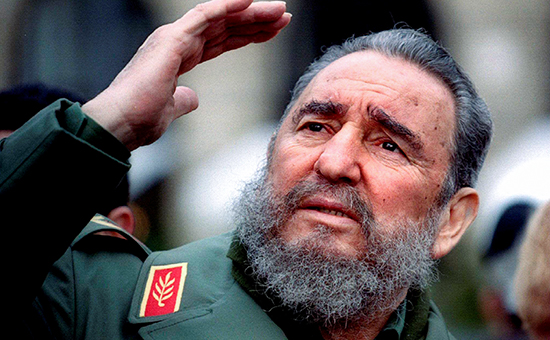 Лидер кубинской революции Фидель Кастро
