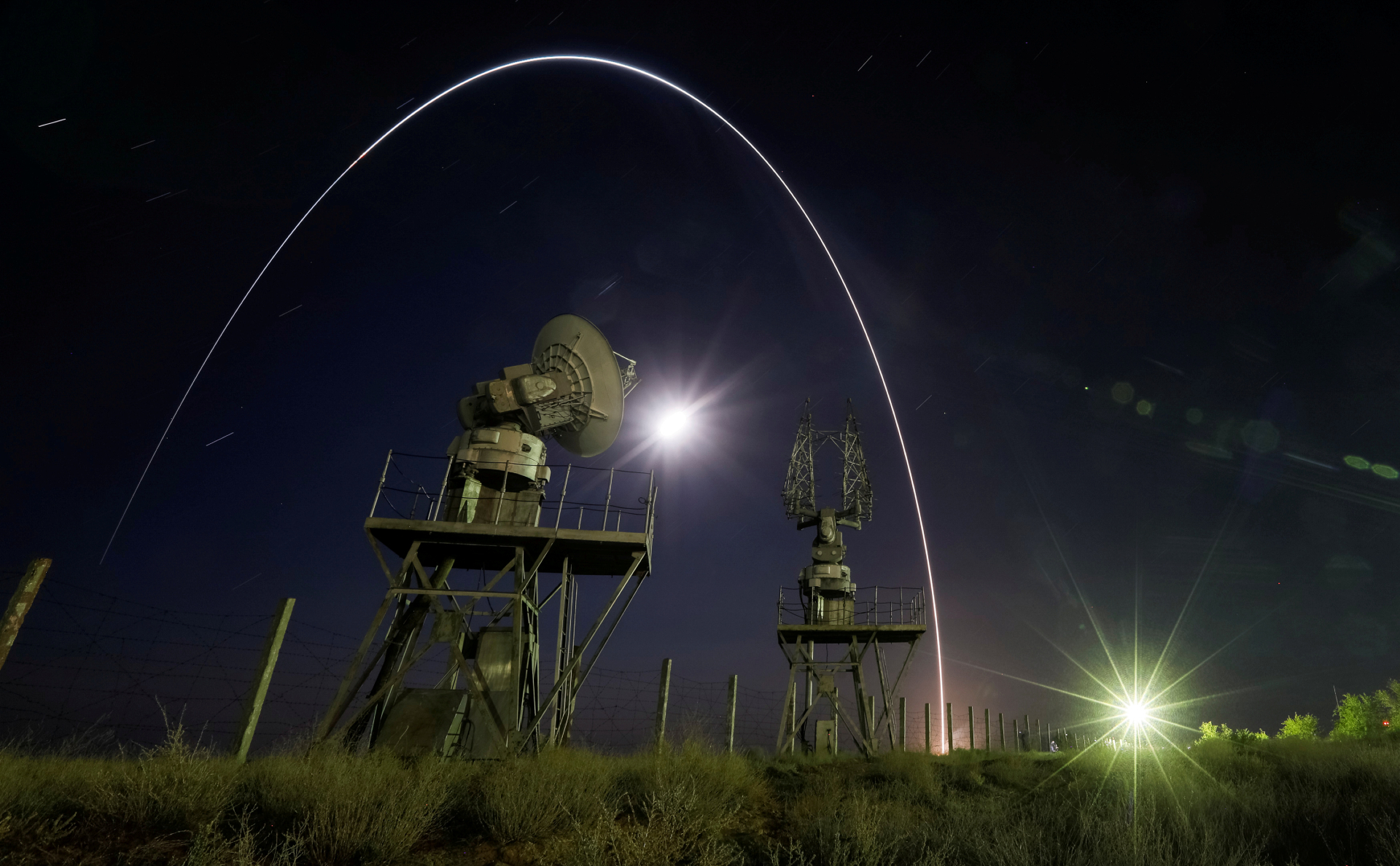 Запуск ракеты &laquo;Протон-М&raquo; на Байконуре