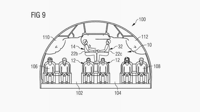 Airbus получил патент на двухэтажные кресла для пассажирских самолетов