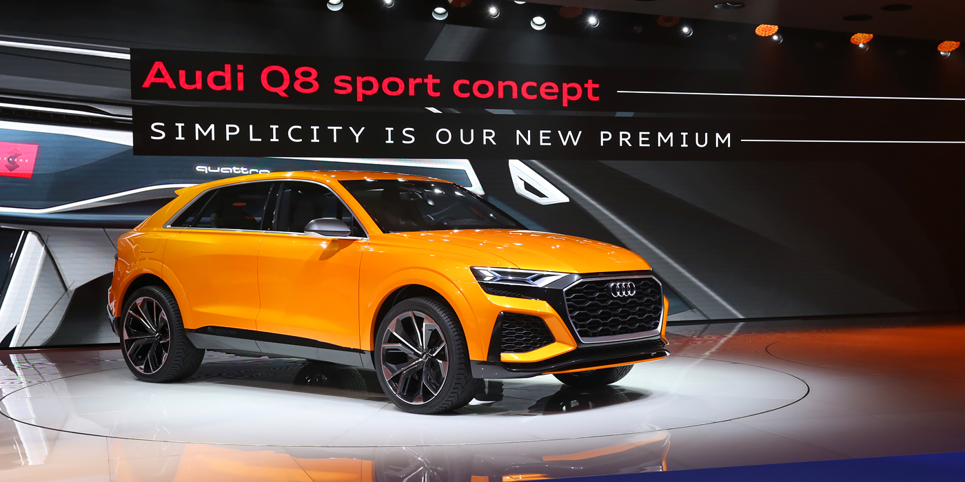 Audi показала концепт флагманского кроссовера Q8