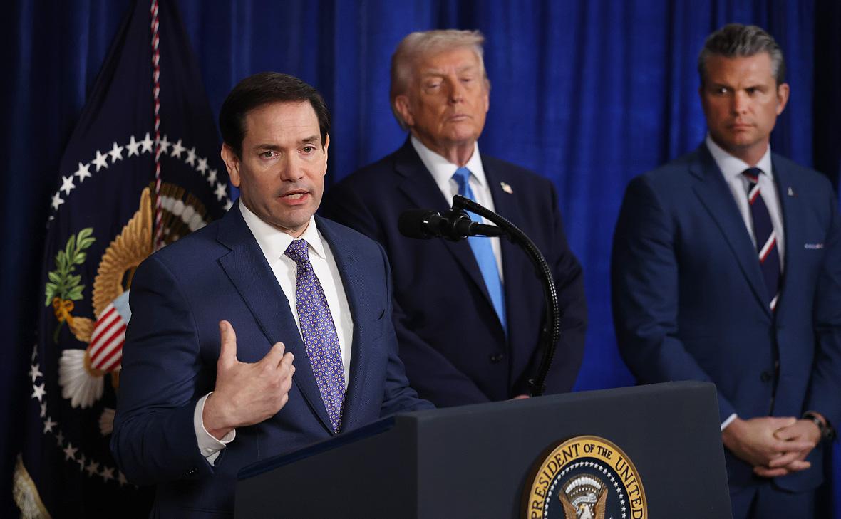 Марко Рубио, Дональд Трамп и Пит Хегсет