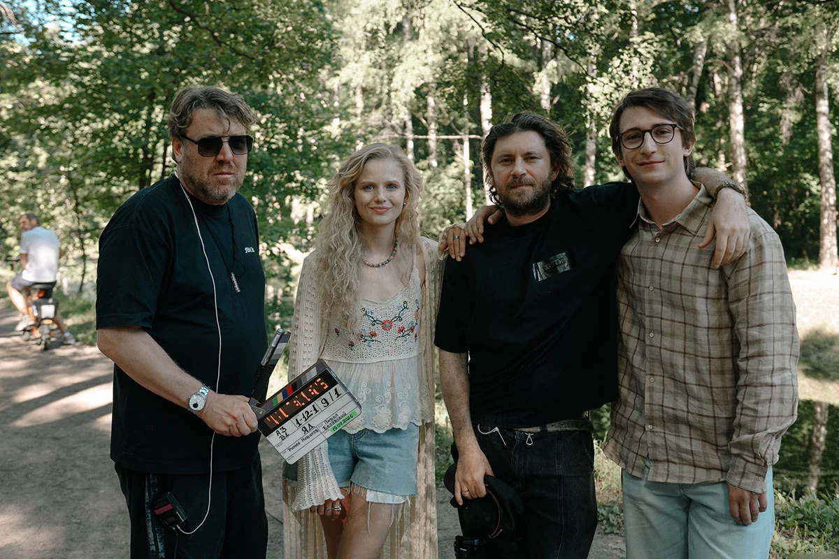 Кадр со съемок сериала «Яд»