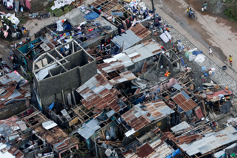 Последствия урагана в&nbsp;Джереми (Гаити)
