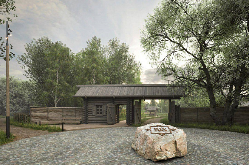 На территории парка &laquo;Усть-Тула&raquo; будет представлены традиционная реплика острога XVII&minus;XVIII веков и верфь