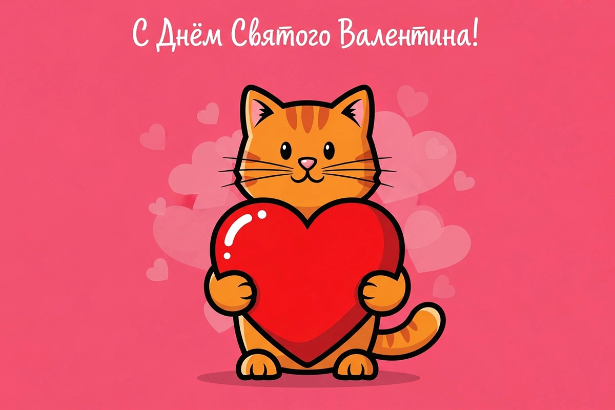Открытки на День святого Валентина. 25 вариантов для поздравления близких