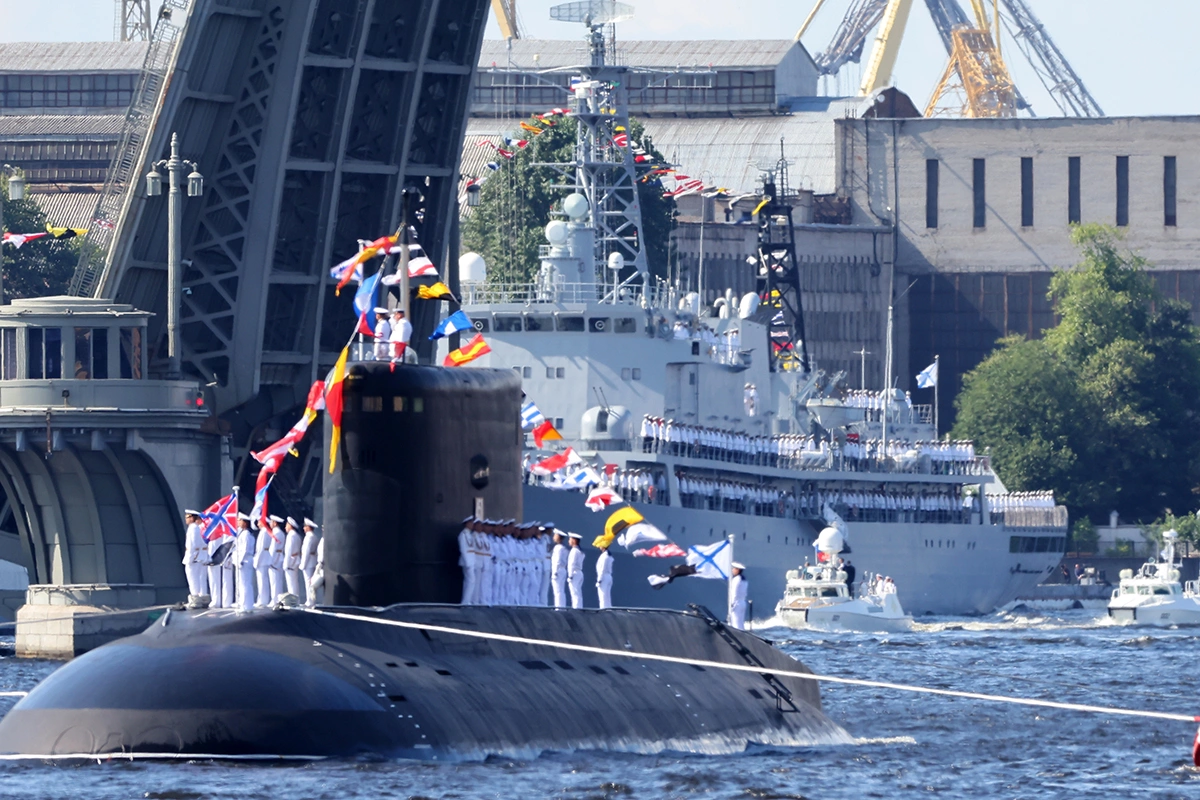 Главный военно-морской парад в Санкт-Петербурге в 2024 году