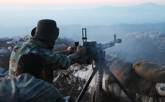 Солдаты&nbsp;сирийской армии, 2015 год