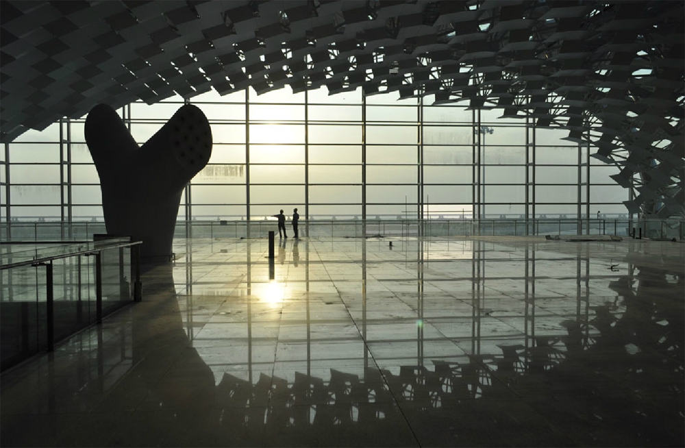 Китайский аэропорт поразит пассажиров своим дизайном
