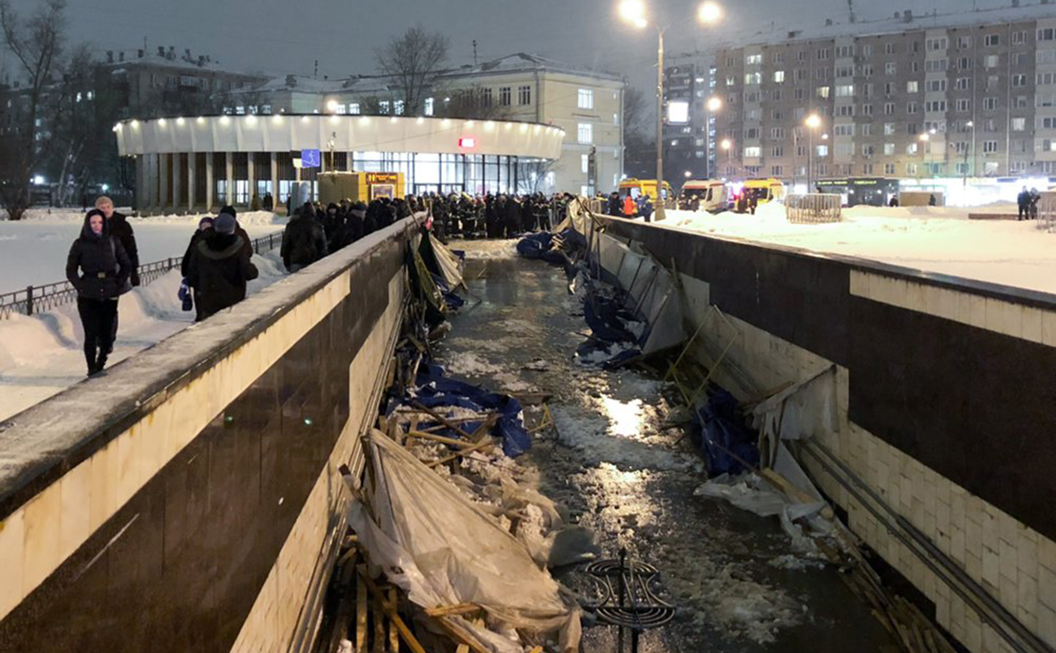 Обрушение метро в Москве