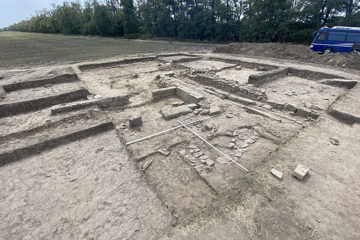 Раскоп на Семибратнем городище