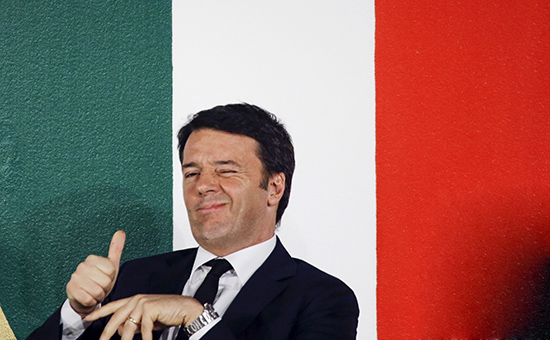 Глава итальянского правительства Маттео Ренци