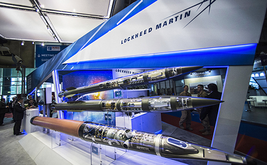 Cтенд компании Lockheed Martin на&nbsp;международной авиационно-космической выставке Dubai Airshow-2015
