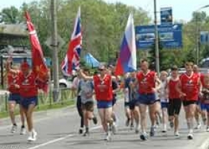 Российско-британская легкоатлетическая эстафета «Великий Русский путь» достигла Москвы