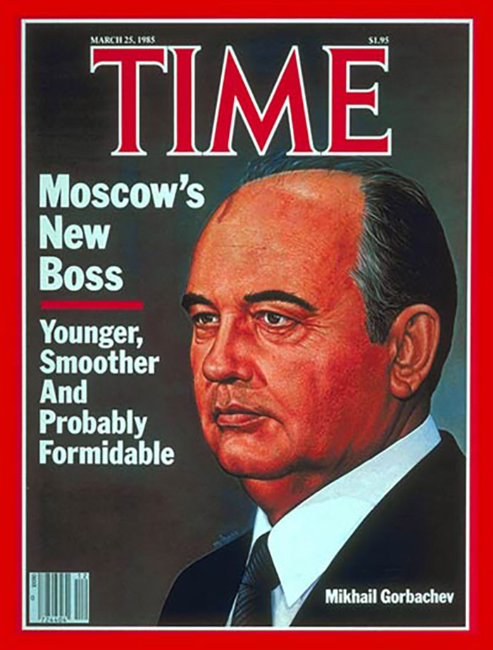 На фото: обложка Time от 25 марта 1985 года.

В 1985 году Михаил Горбачев стал генеральным секретарем ЦК КПСС