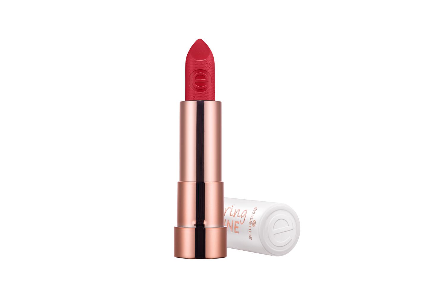 Помада Caring shine vegan collagen lipstick, оттенок My love 205, Essence, 882 руб. (ozon.ru)
