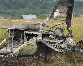 В Ростовской обл. разбился легкомоторный самолет, пилот погиб