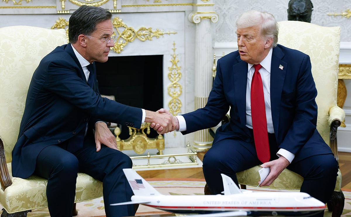 Марк Рютте и Дональд Трамп