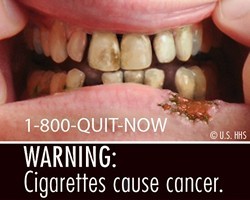 США начали кампанию по запугиванию курильщиков