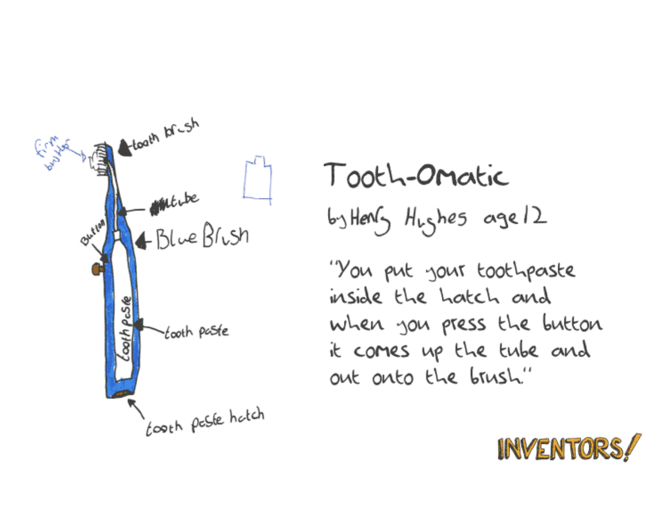 Tooth-Omatic. Рисунок 12-летнего Генри из Сандерленда

