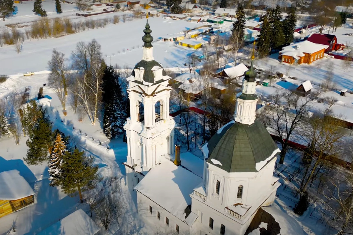 Церковь Тихвинской иконы Божией Матери в Авдотьино